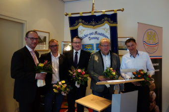 Der neue Vorstand besteht aus (von links) Olaf Jaretzke, Jens Döbler, Matthias Grenzer, Jörg Reichau, Wilko Reinhold.