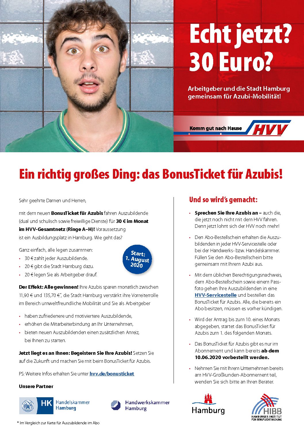 BonusTicket Azubis_HVV | Bäcker- und Konditorenvereinigung Nord e.V.