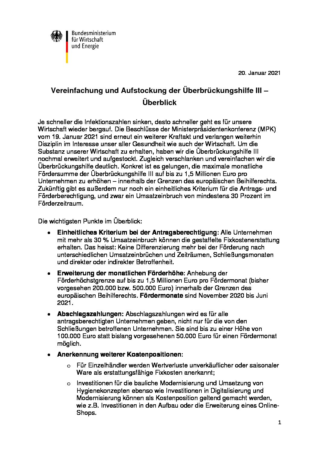 04_210120_Vereinfachung_Überbrückungshilfe_III_Überblick Bäcker und